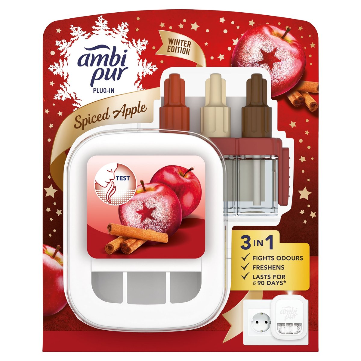 Ambi Pur 3Volution Elektromos Légfrissítő Spiced Apple, 20 ml