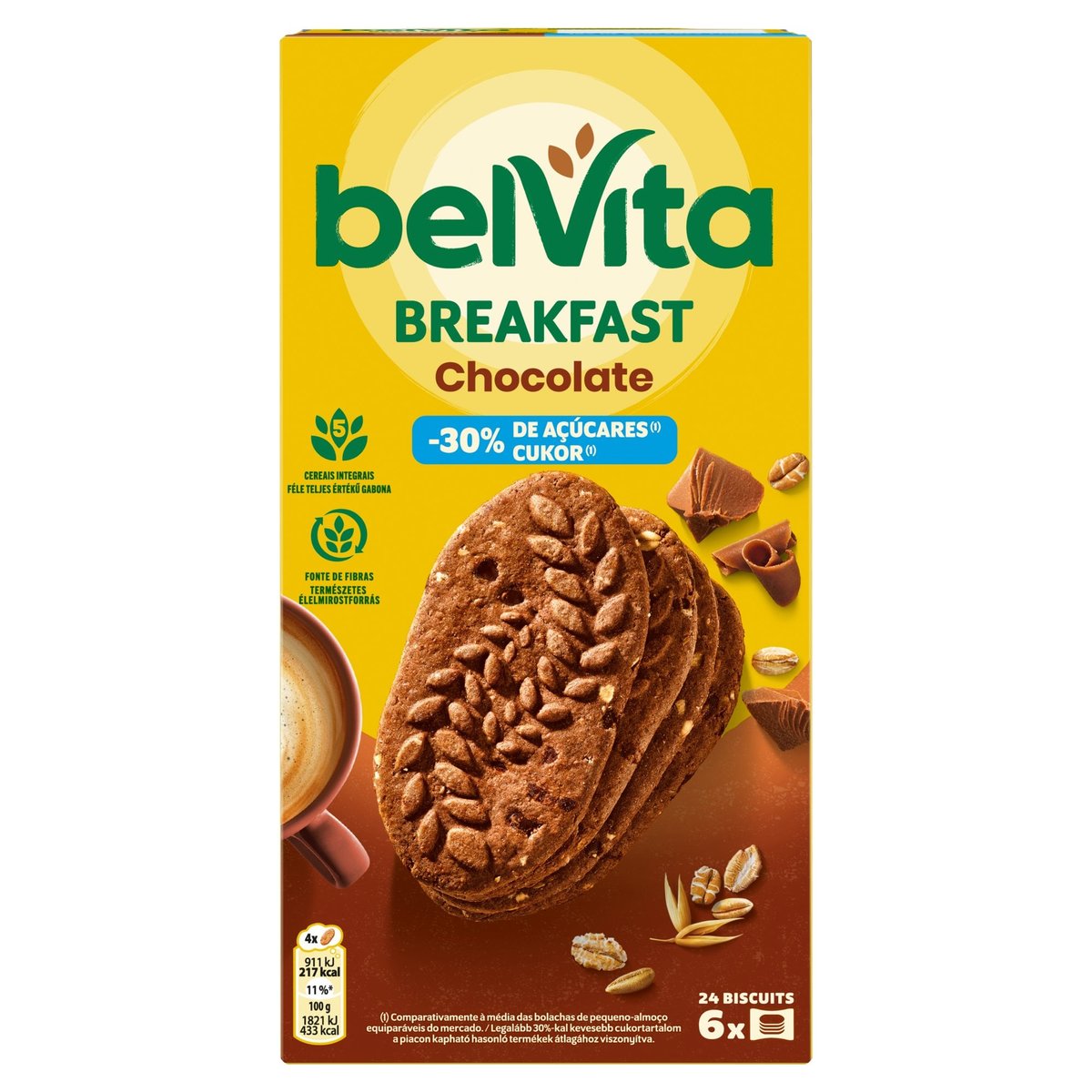 Belvita JóReggelt! Kakaós keksz csökkentett cukortartalommal