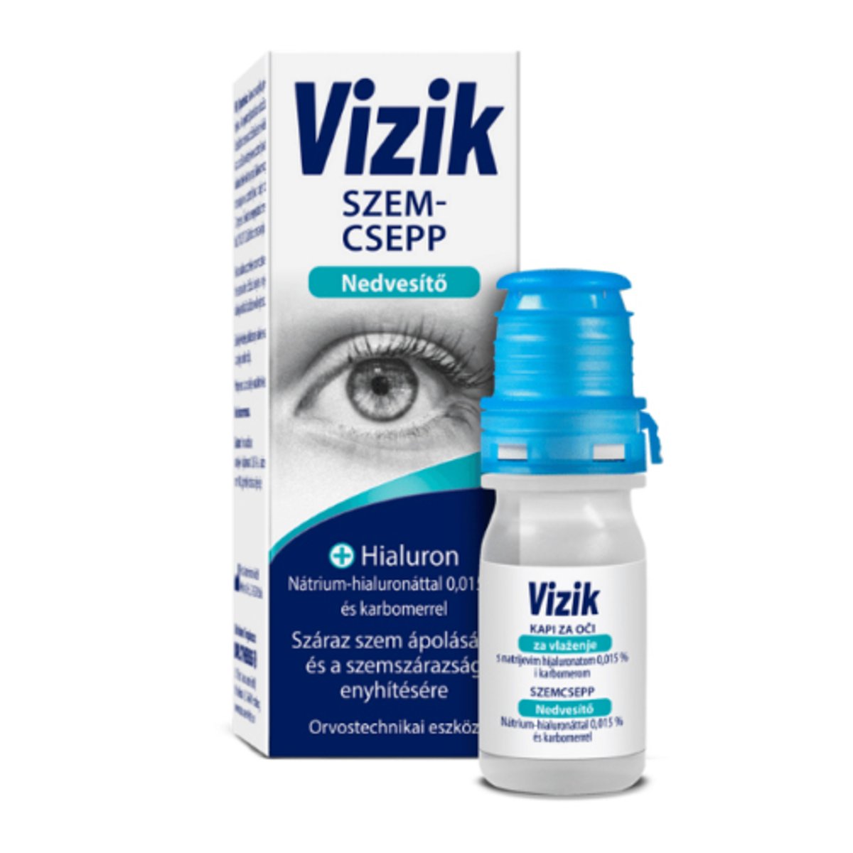 Vizik nedvesítő szemcsepp 10ml