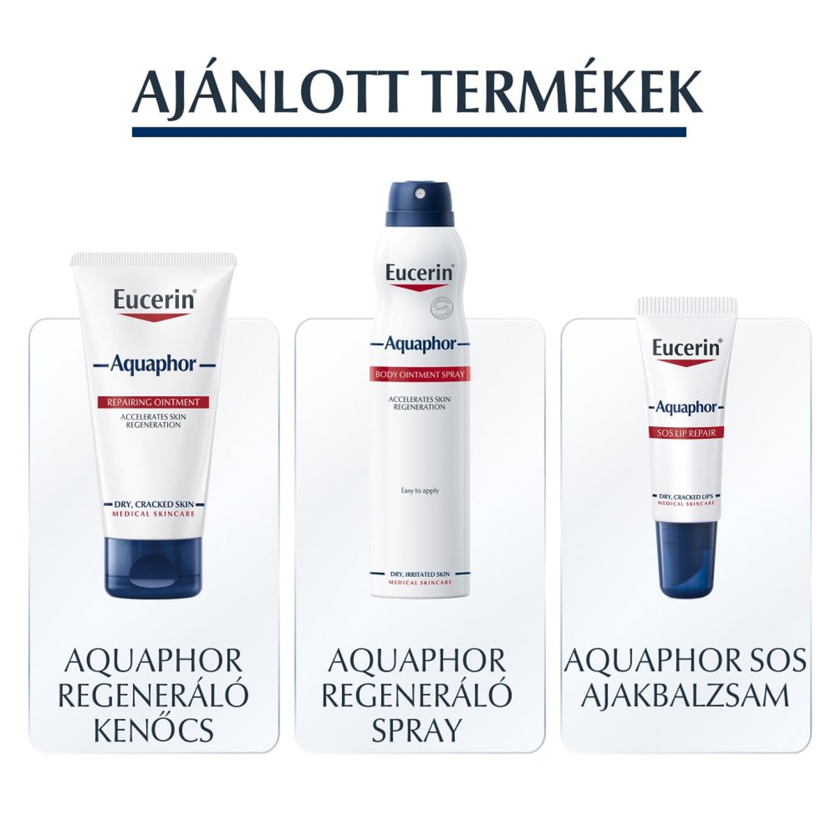 Eucerin Aquaphor Regeneráló kenőcs 45ml