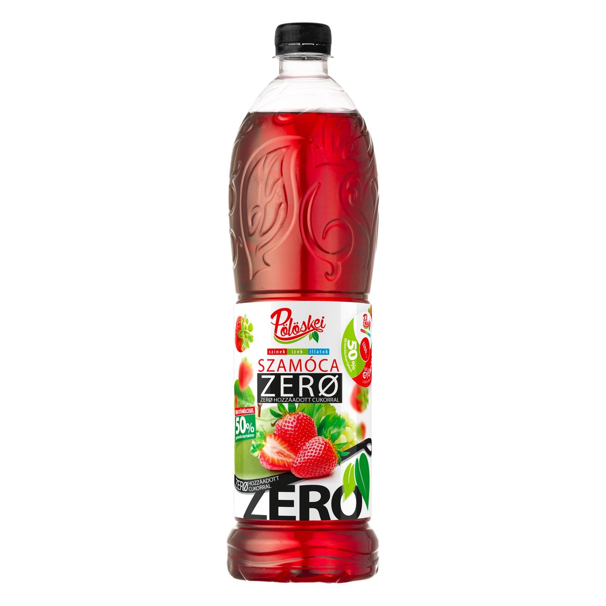 Pölöskei ZERO Szamóca ízű szörp