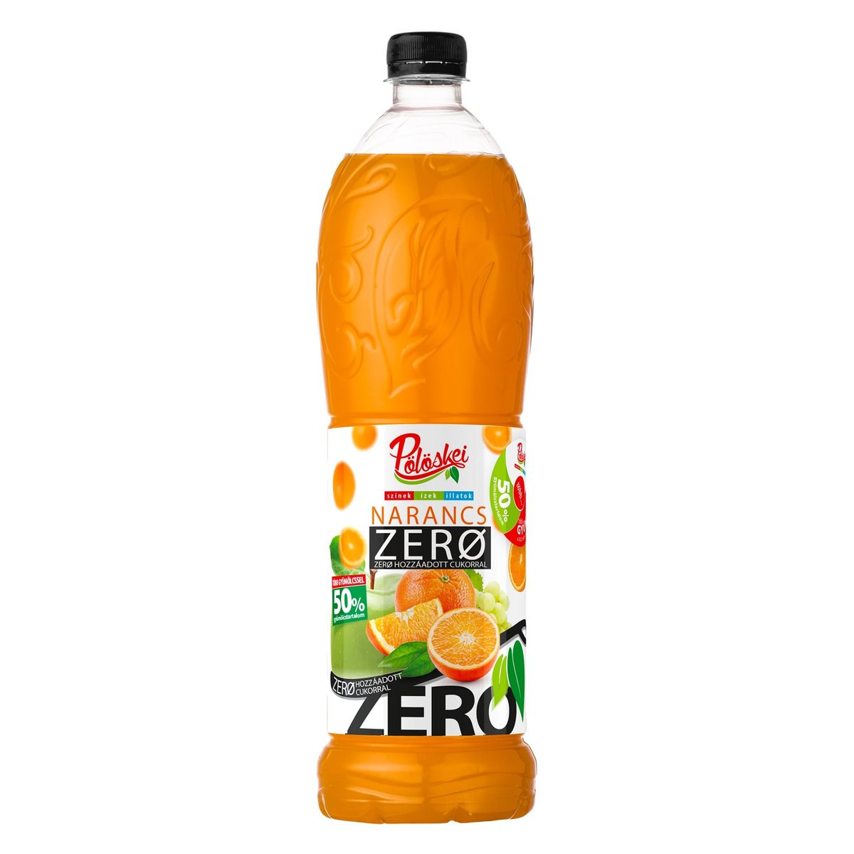 Pölöskei ZERO 50% narancs hozzáadott cukormentes szörp