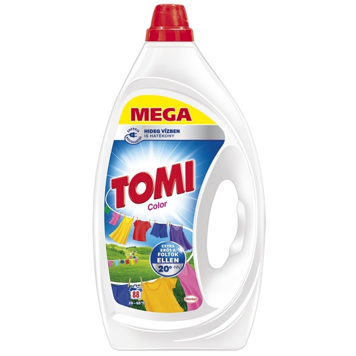 Tomi Max Power Color mosógél 4 l