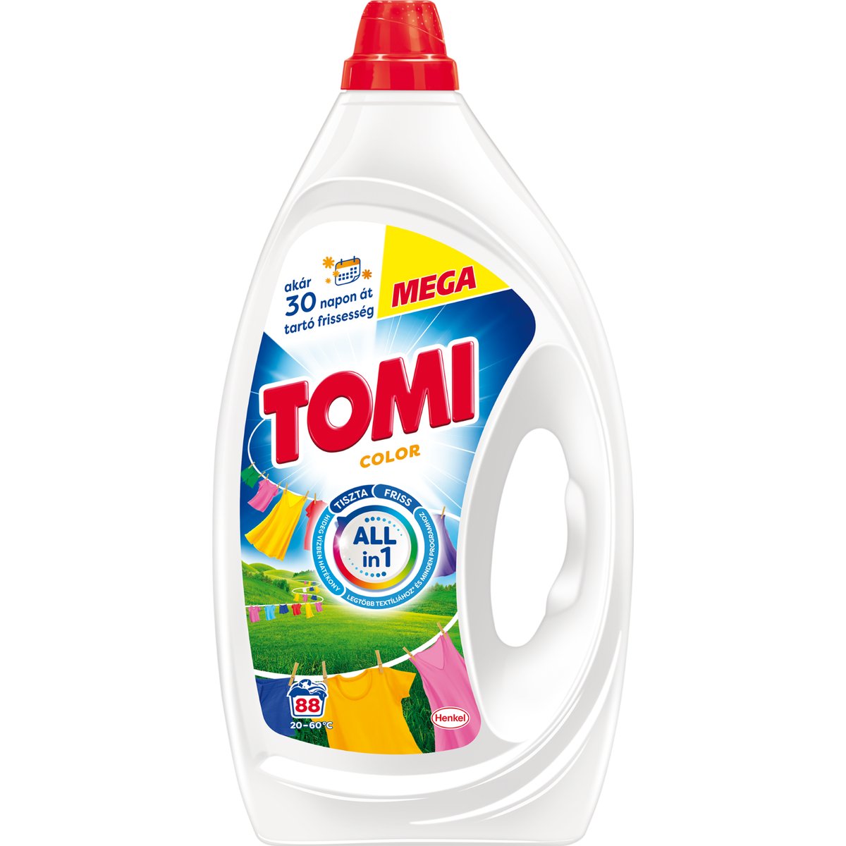 Tomi Max Power Color mosógél 4 l