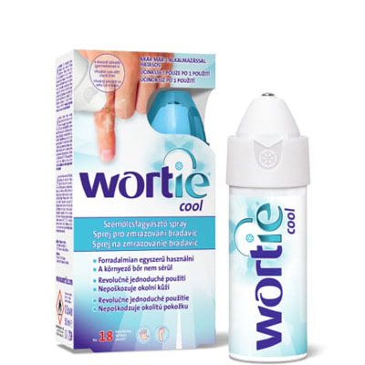 Wortie szemölcsfagyasztó spray 50ml