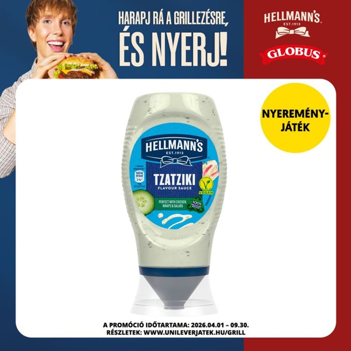 Hellmann's Tzatziki-jellegű szósz