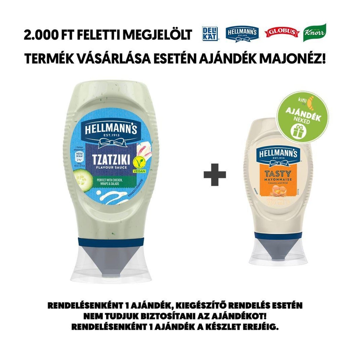 Hellmann's Tzatziki-jellegű szósz
