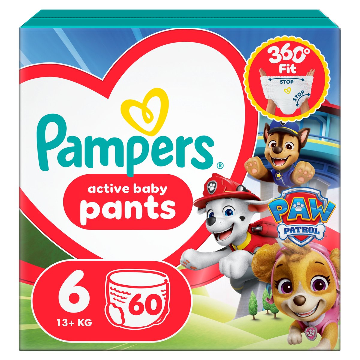 Pampers Active Baby Pants Bugyipelenka Mancs Őrjárat, Méret: 6 (13+ kg) 60 db