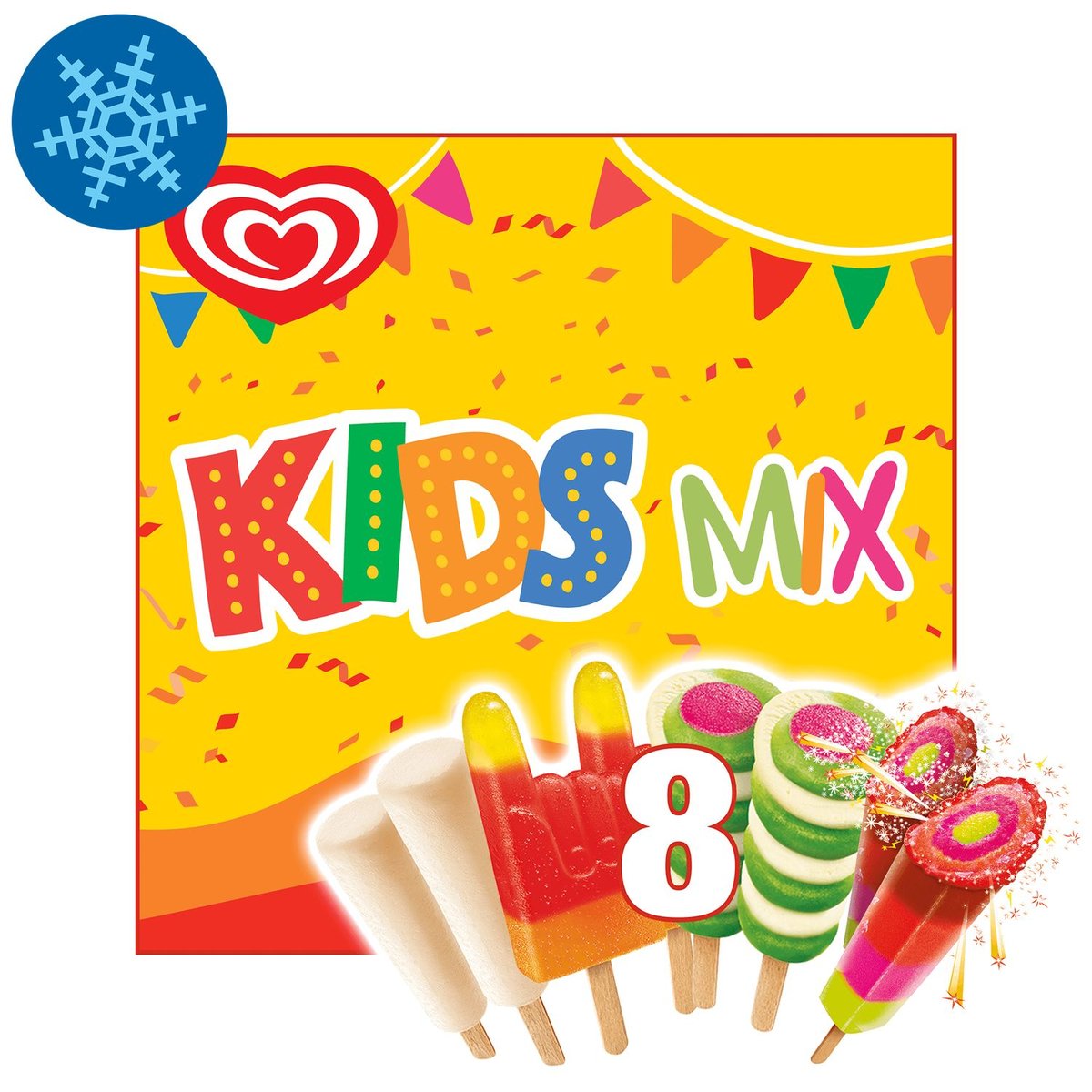 Algida KIDS MIX Multipack jégkrém