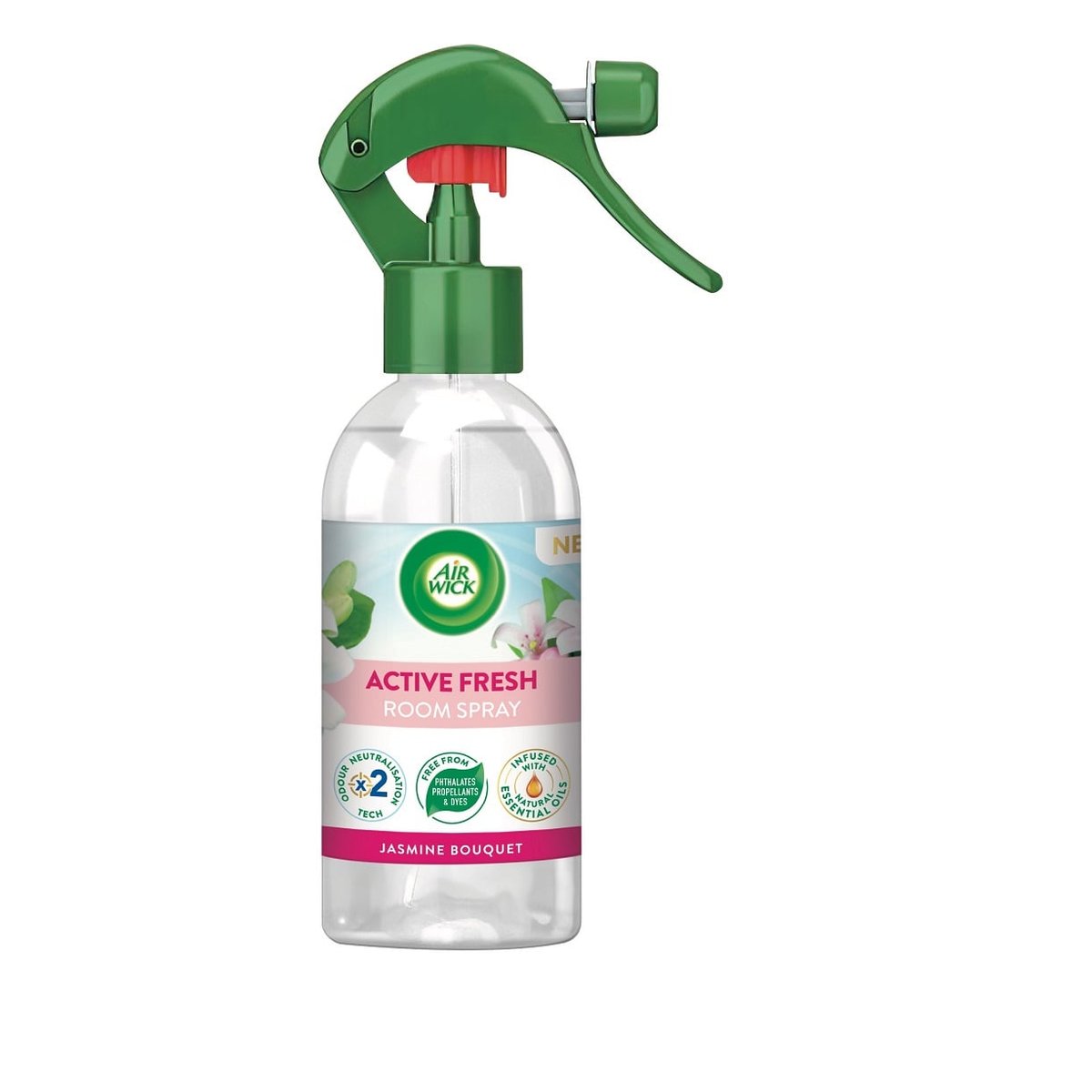 Air Wick Active Fresh légfrissítő spray, Friss harmat & fehér jázmin