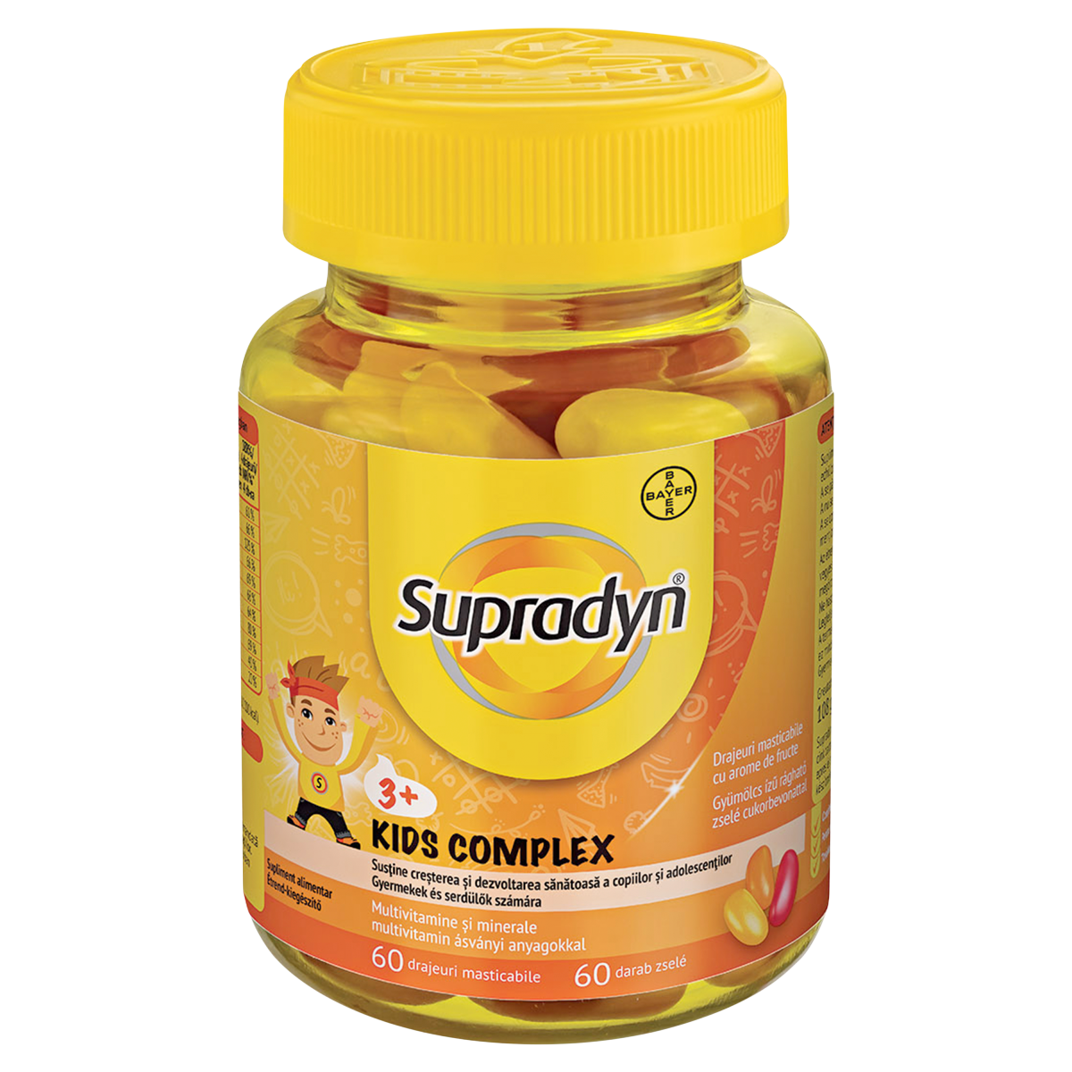 Supradyn Kids Complex multivitamin zselé cukorbevonattal 60 db
