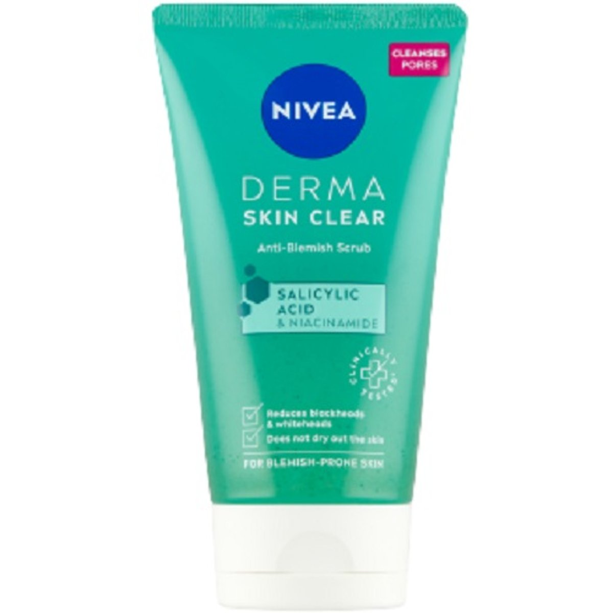 NIVEA DERMA SKIN CLEAR Tisztító Hatású Bőrradír