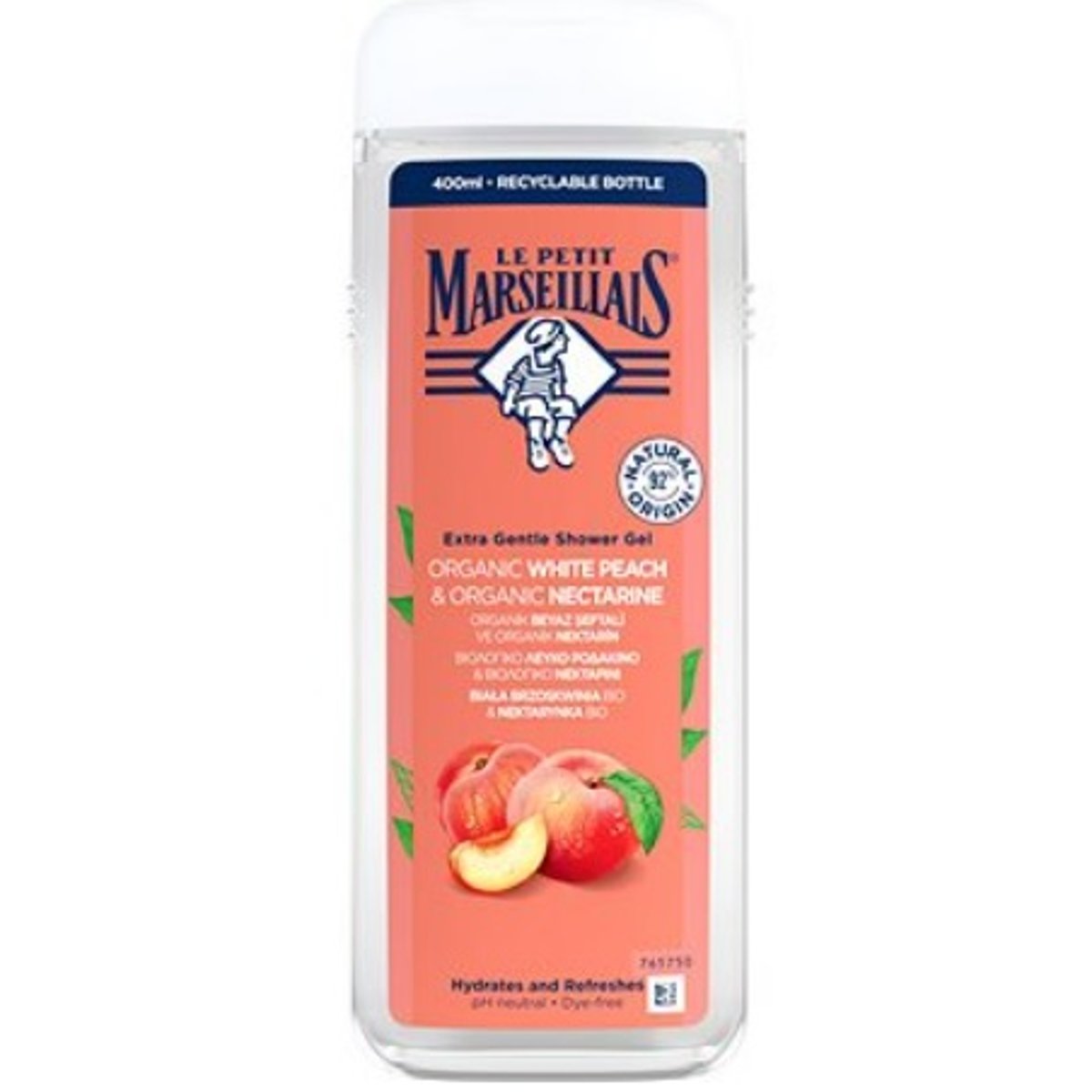 Le Petit Marseillais Extra Doux Őszibarack & Nektarin tusfürdő