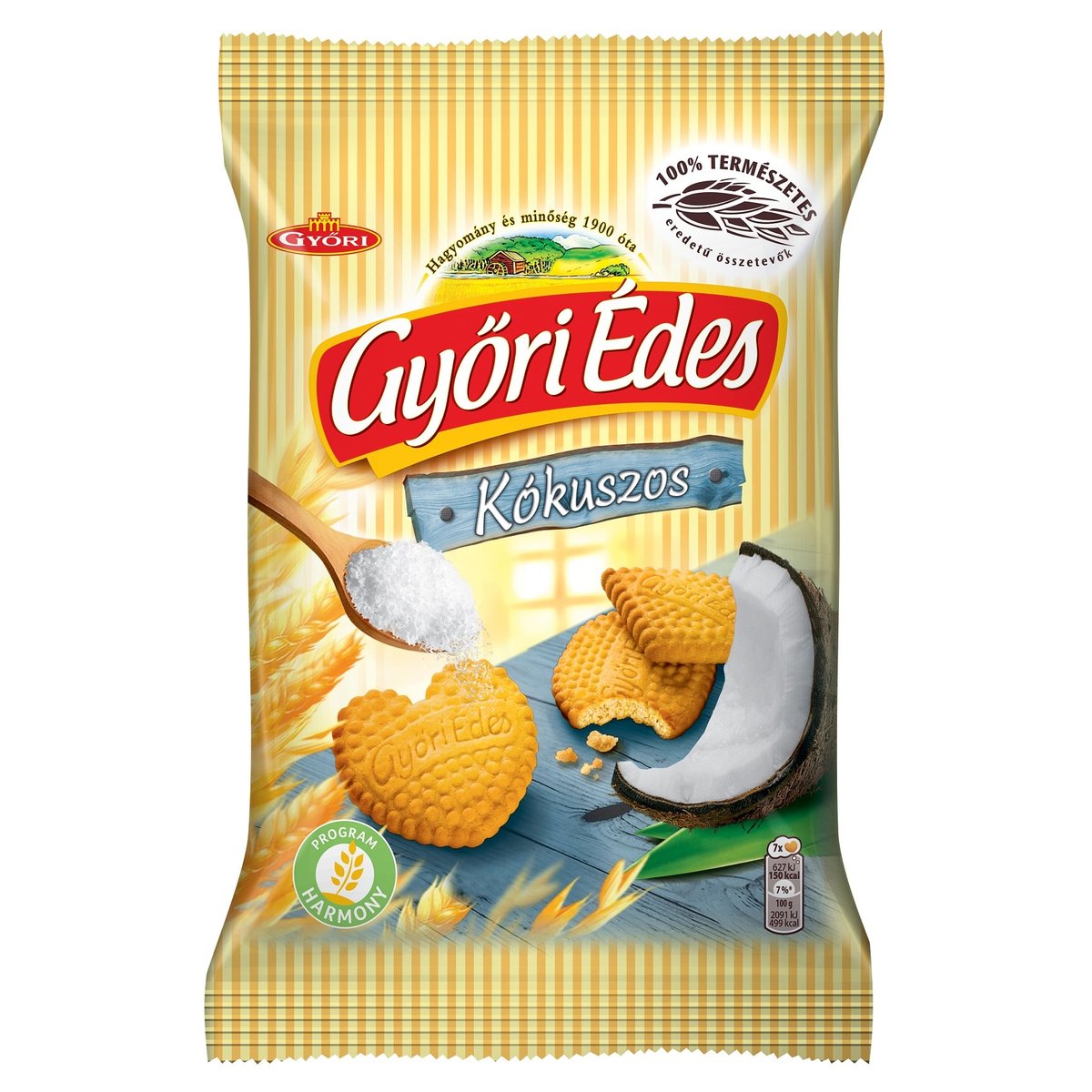 Győri Édes kókuszos, omlós keksz