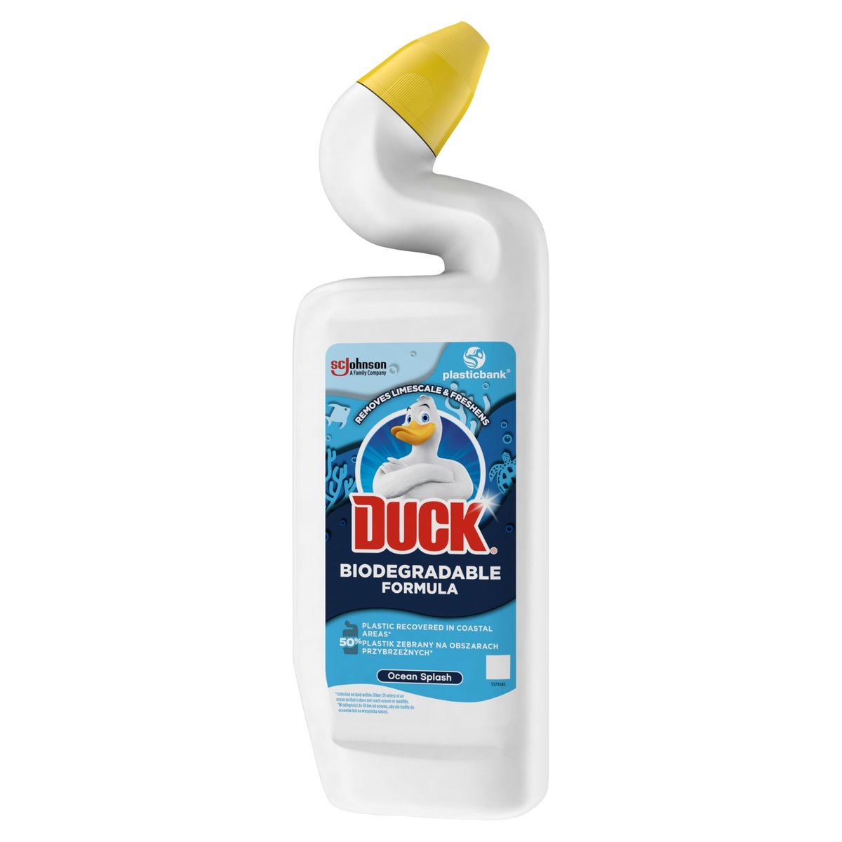 Duck® Biológiailag lebomló formula - WC-tisztító folyadék – Ocean Splash
