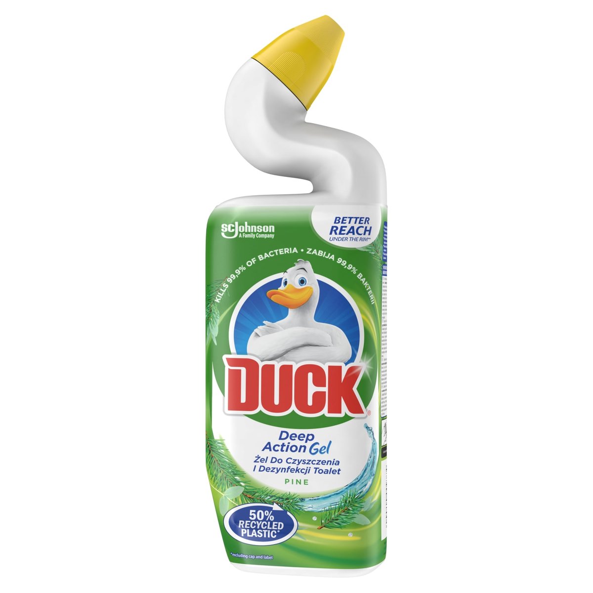 Duck® Deep Action WC-tisztító fertőtlenítő folyadék Fenyő