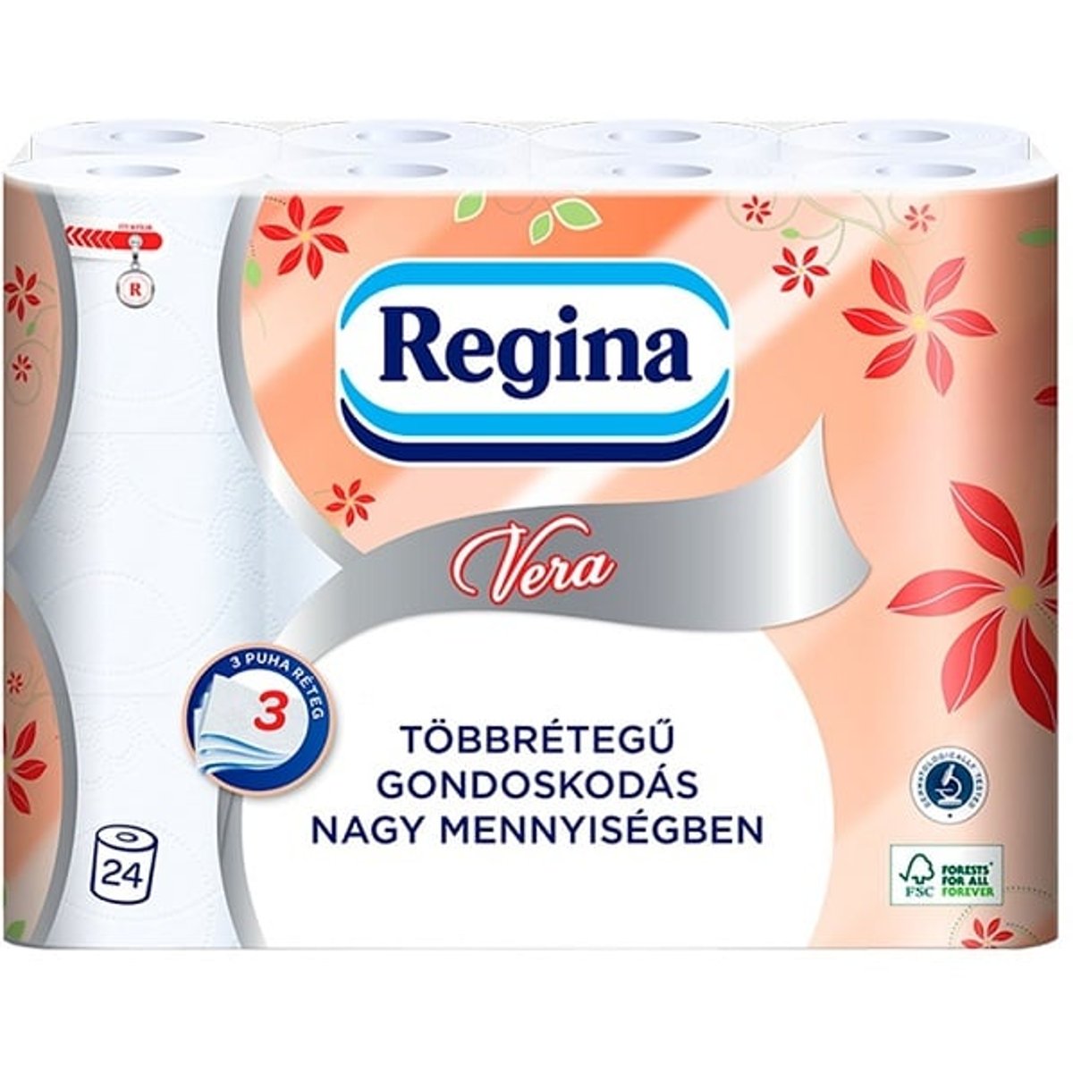 Regina Vera toalettpapír 3 rétegű 24 tekercs