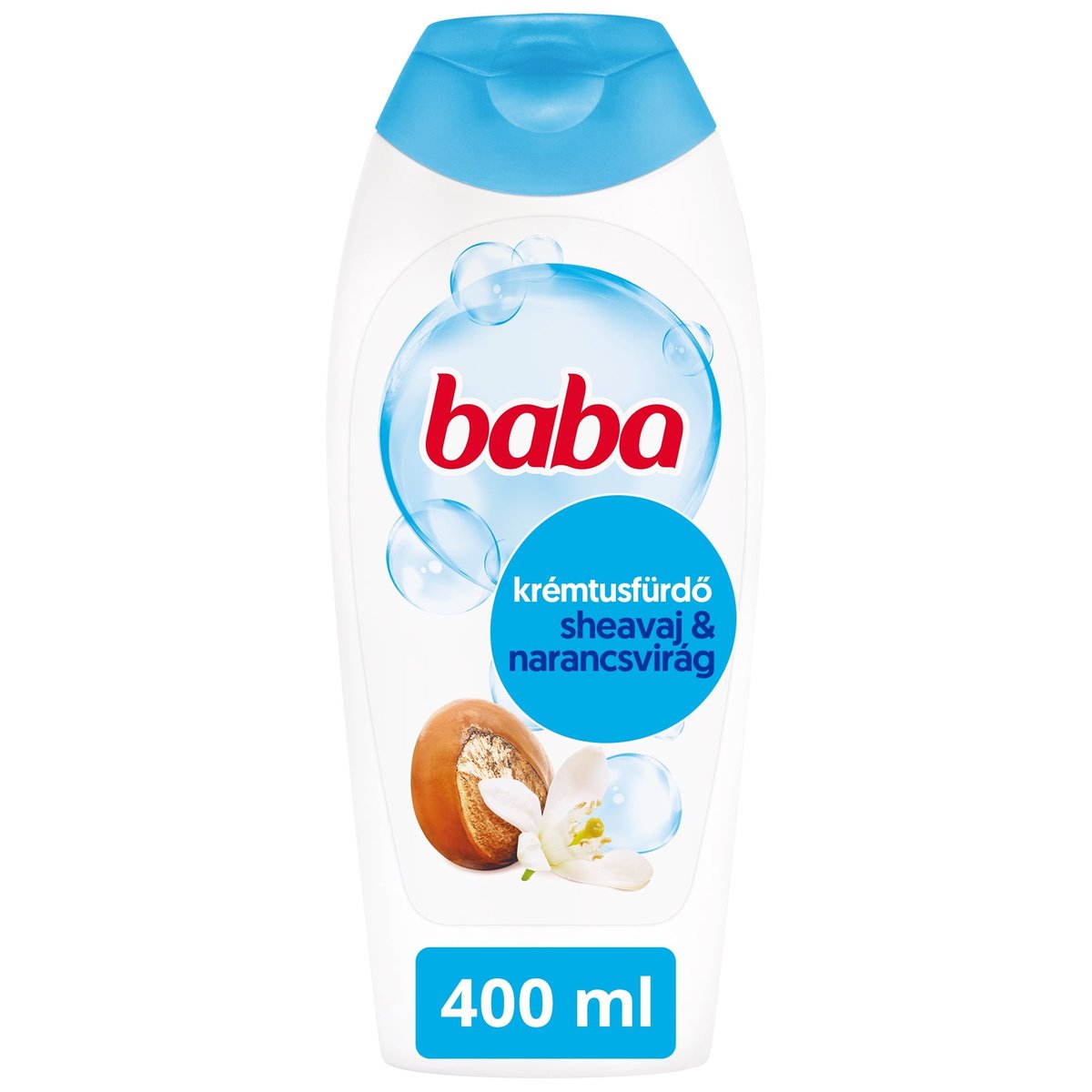 Baba Sheavaj és narancsvirág illatú tusfürdő, 400 ml
