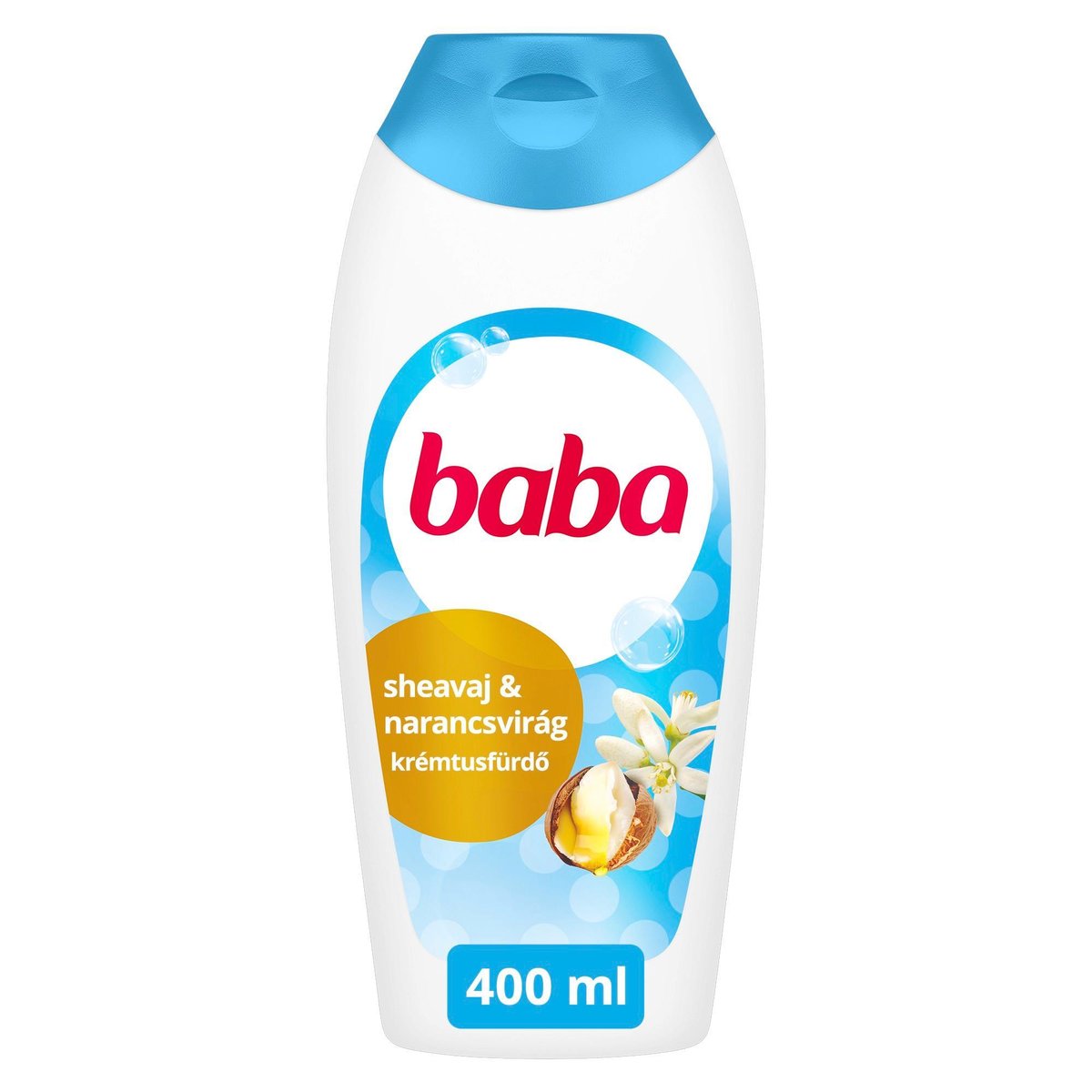 Baba Sheavaj és narancsvirág illatú tusfürdő, 400 ml