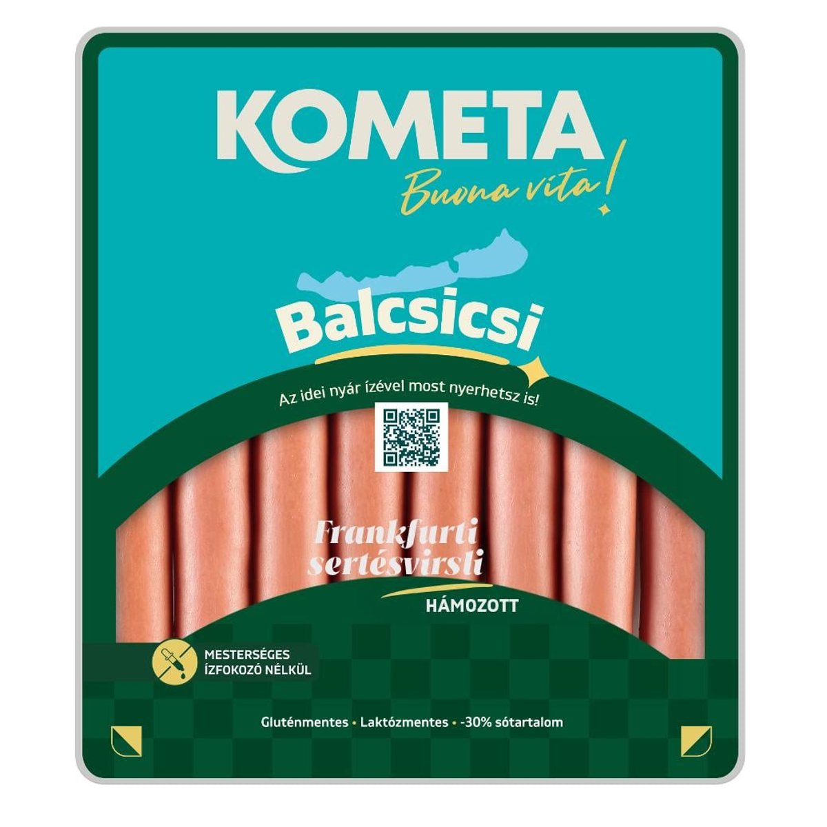 Kometa frankfurti virsli hámozott
