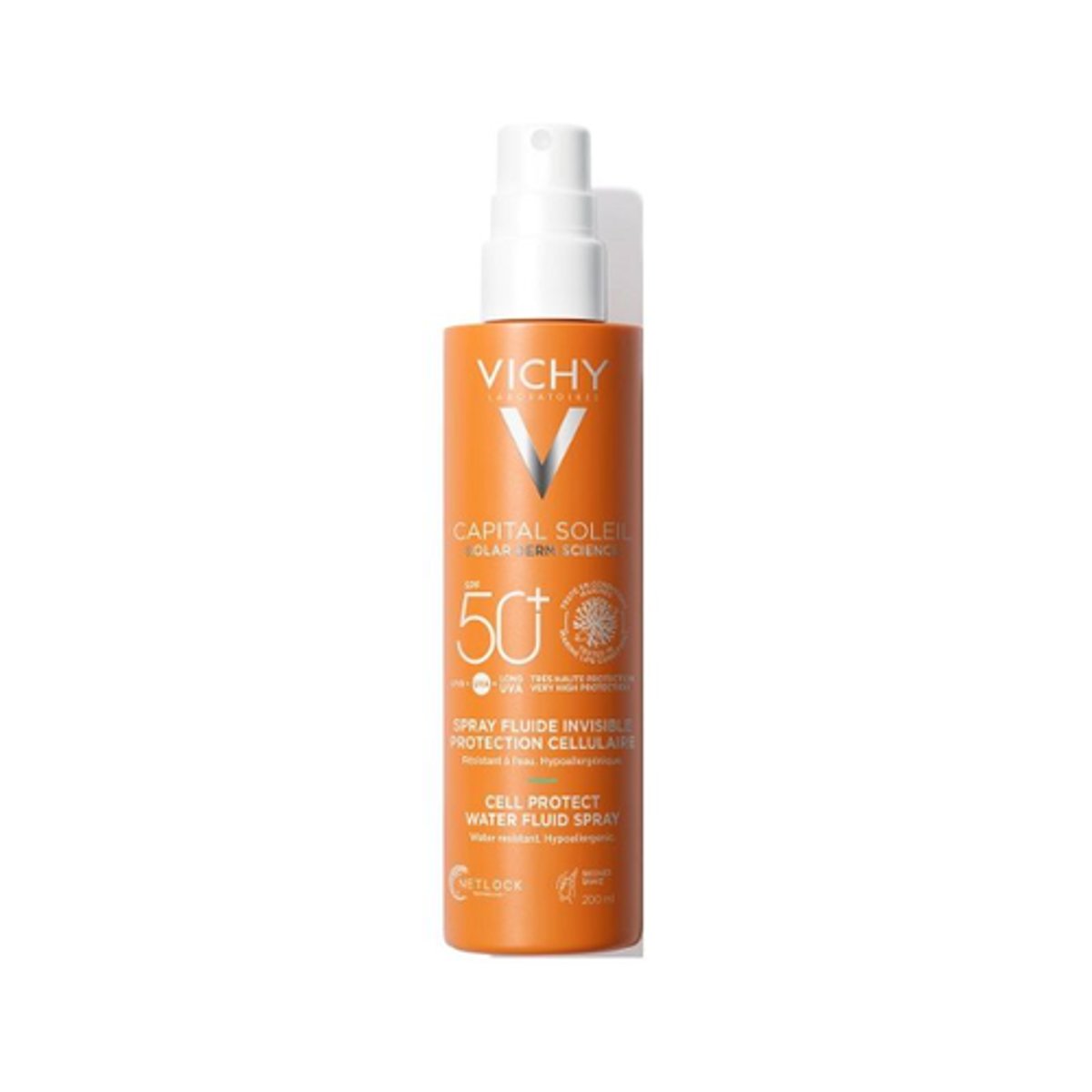 Vichy Capital Soleil Bőrsejtvédő vizes fluid spray SPF 50+ 200ml