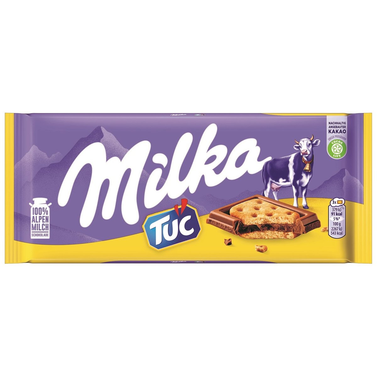 Milka Tuc alpesi tejcsokoládé sós krékerrel