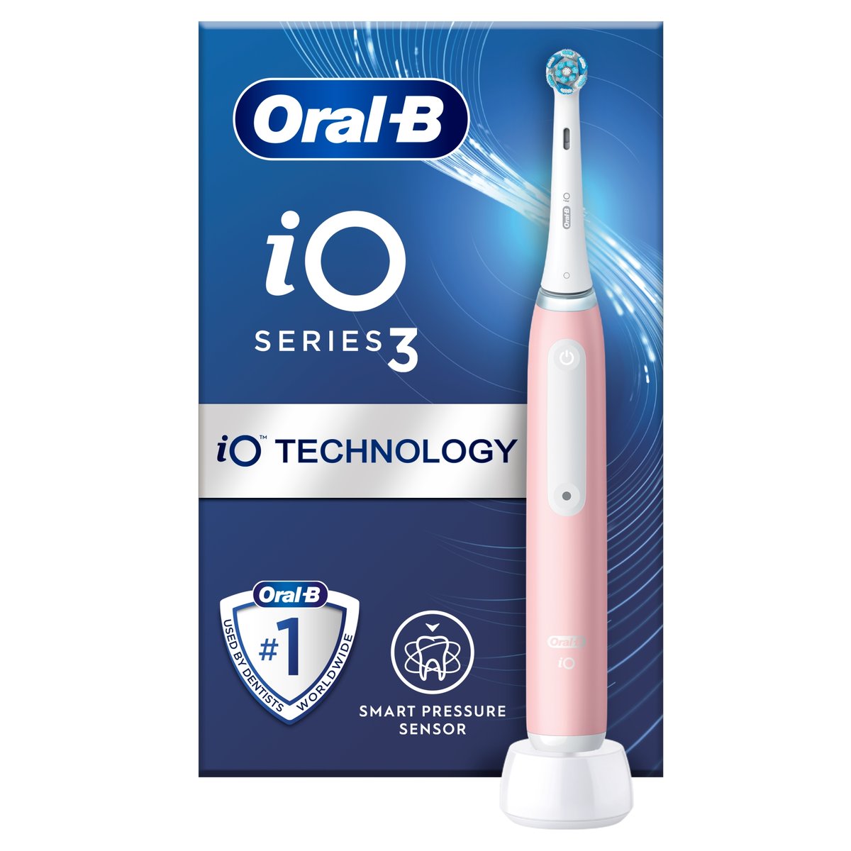 Oral-B iO 3 Elektromos Fogkefe, Rózsaszín
