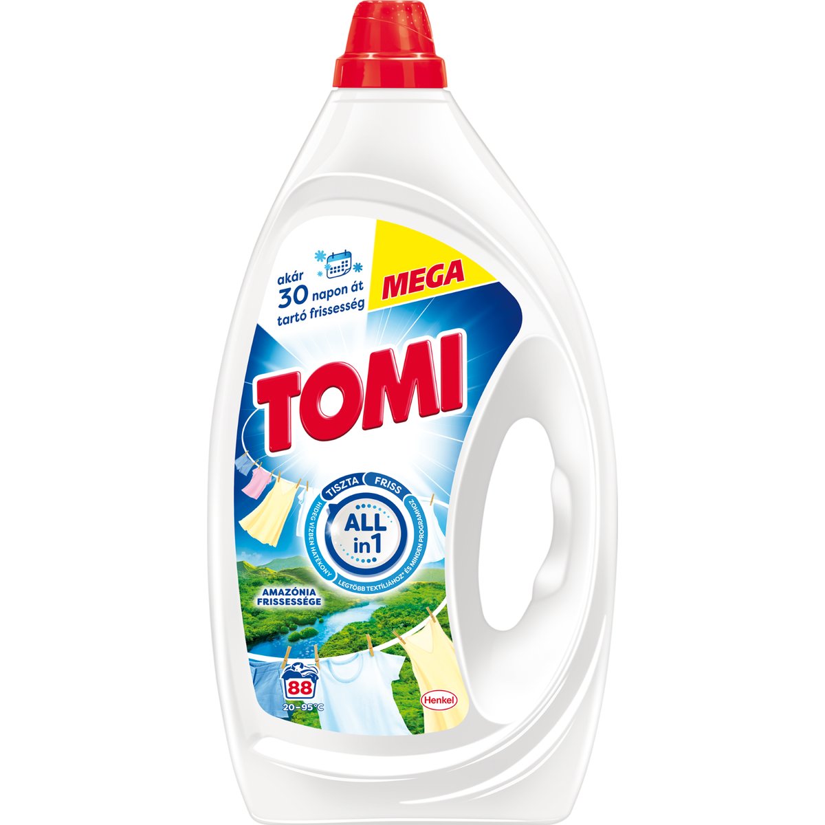 Tomi Max Power Amazónia Frissessége mosógél 3960 ml