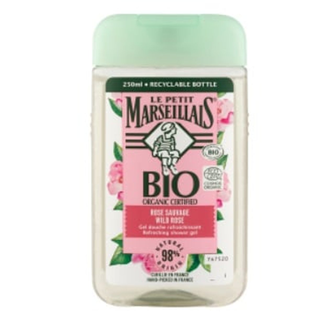 Le Petit Marseillais Bio tanúsított vadrózsa tusfürdő