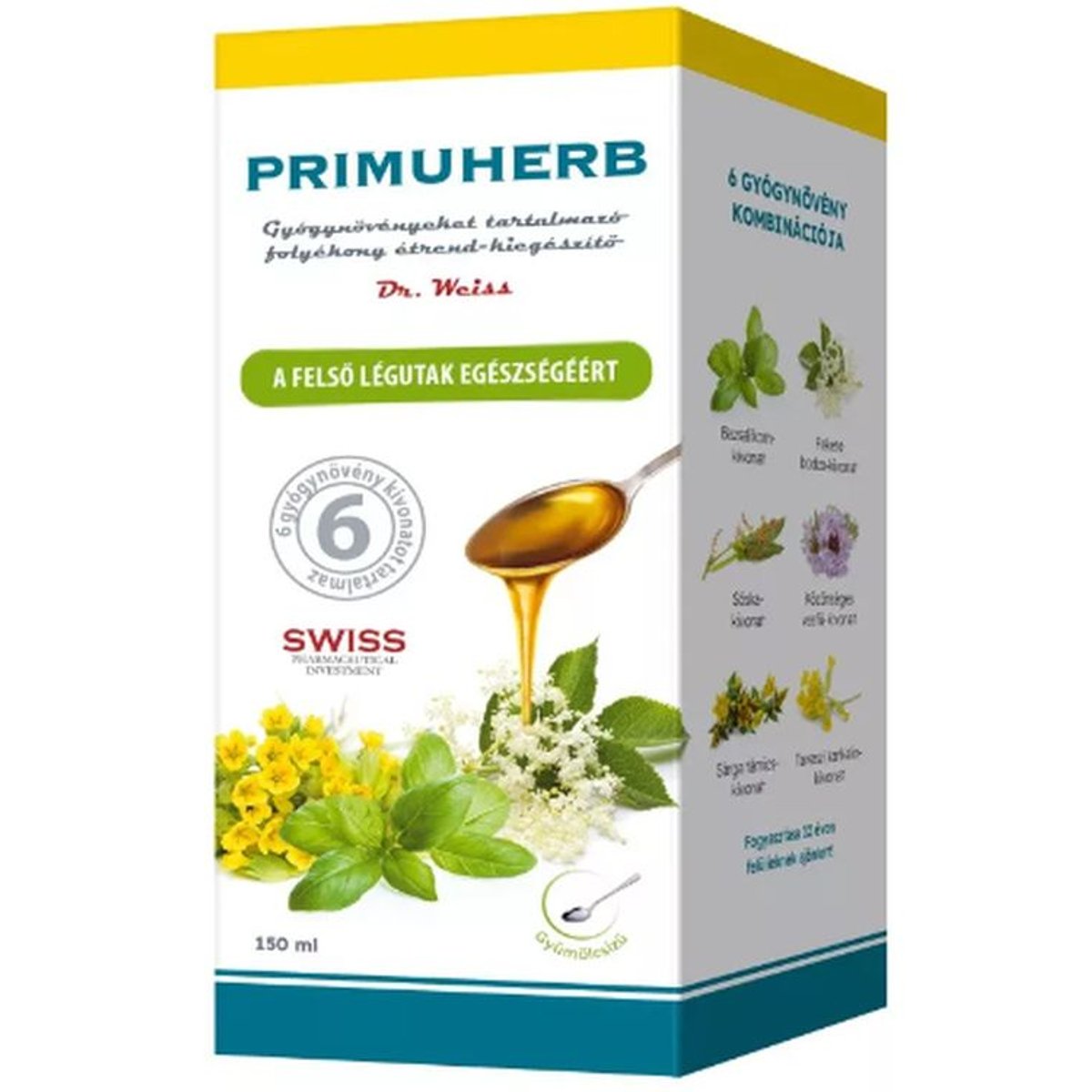 Primuherb étrendkiegészítő szirup 150ml