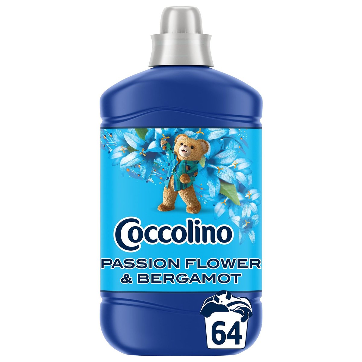 Coccolino Perfume&Care Passion Flower&Bergamot öblítő, 64 mosás, 1600 ml