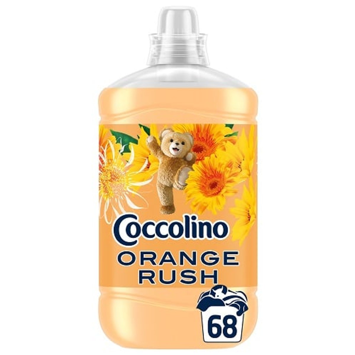Coccolino Fresh&Soft Orange Rush öblítő, 68 mosás, 1700 ml
