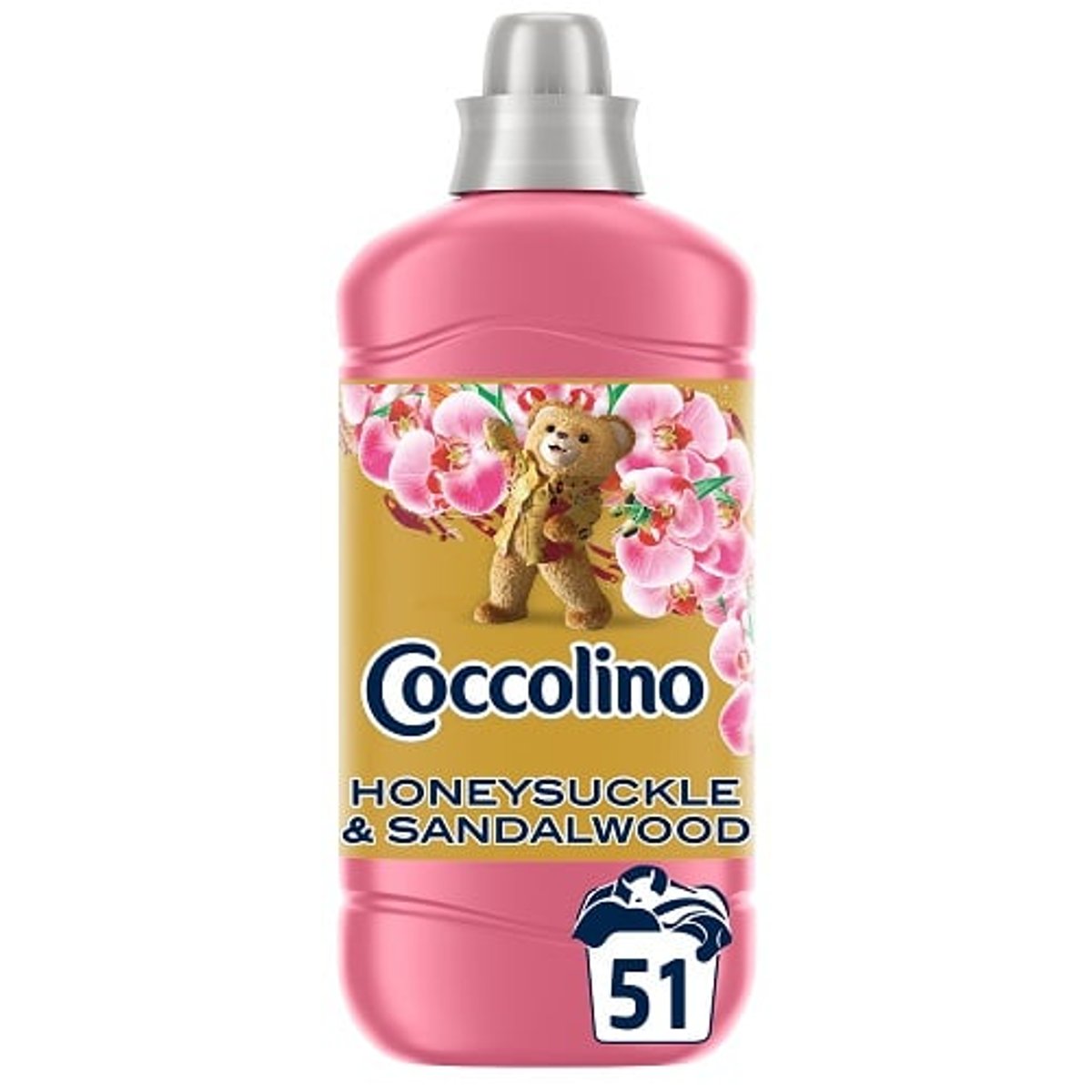 Coccolino Perfume&Care Honeysuckle&Sandalwood öblítő, 51 mosás, 1275 ml