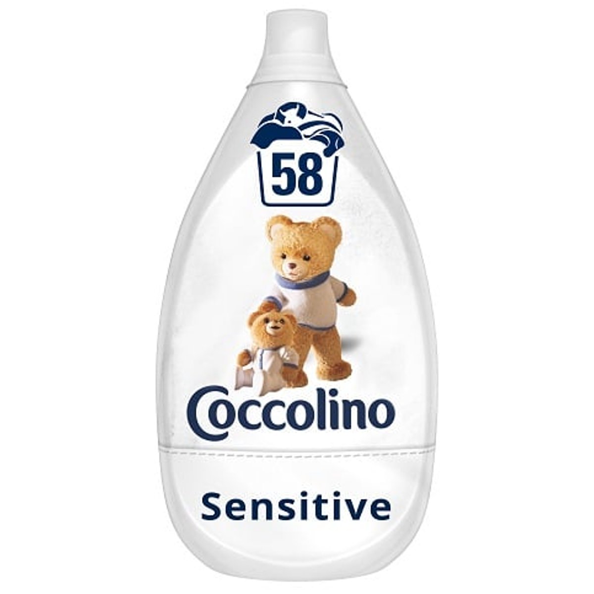 Coccolino Ultimate Care Sensitive Pure ultrakoncentrált öblítő, 58 mosás, 870 ml