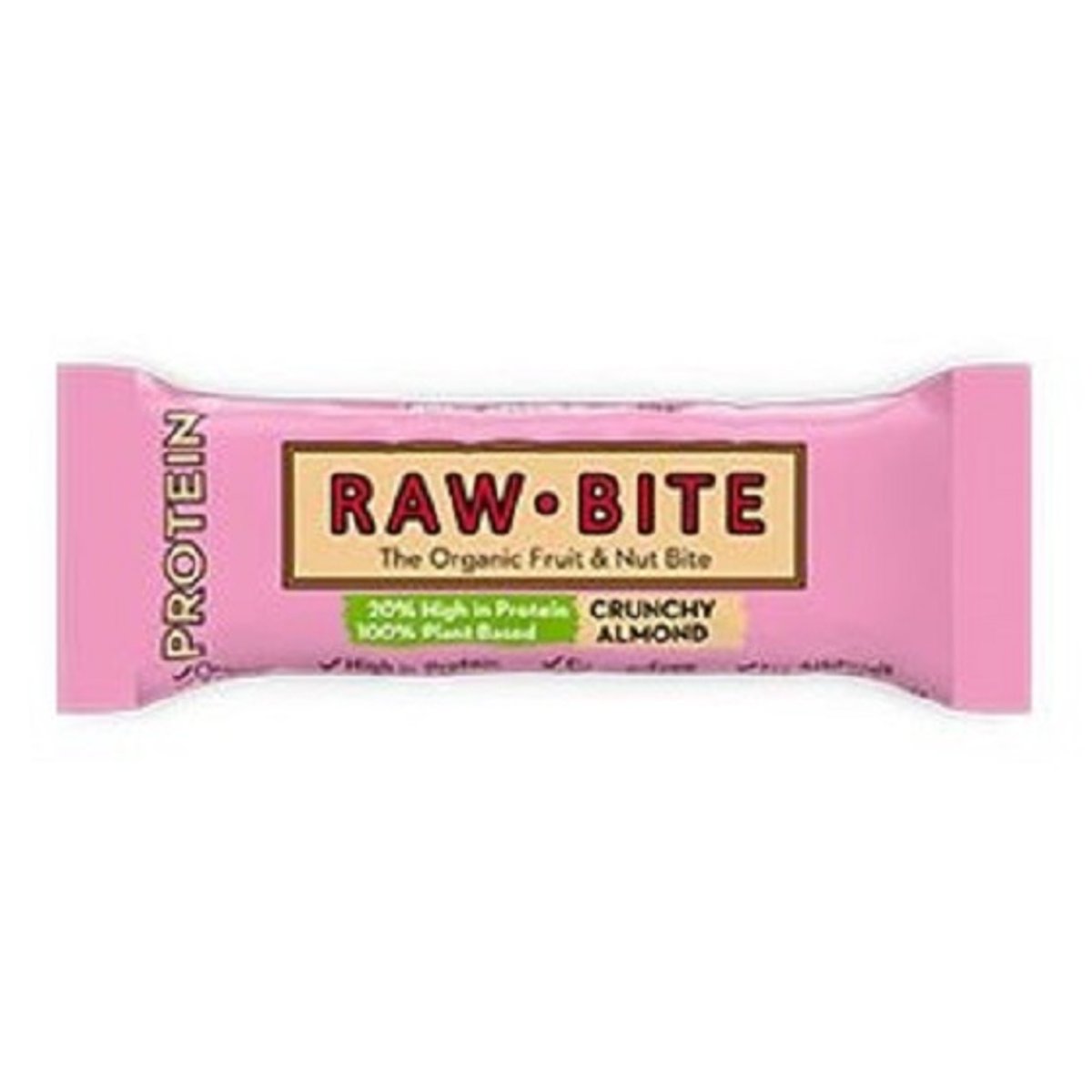Rawbite Crunchy Mandula Protein Organic Bar