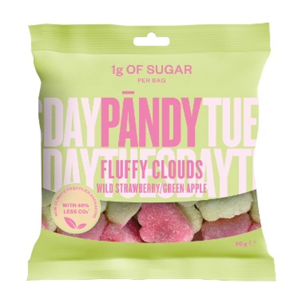 PÄNDY Gumicukor Fluffy Clouds 50g (1g Cukor)