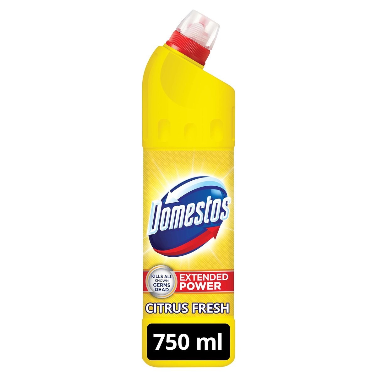 Domestos Extended Power Citrus Fresh fertőtlenítő hatású folyékony tisztítószer, 750 ml