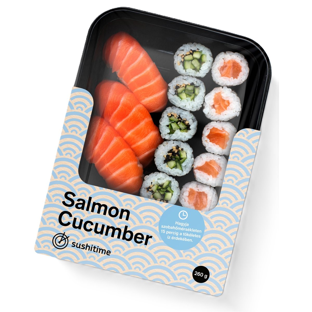 Sushitime Salmon Cucumber sushiválogatás