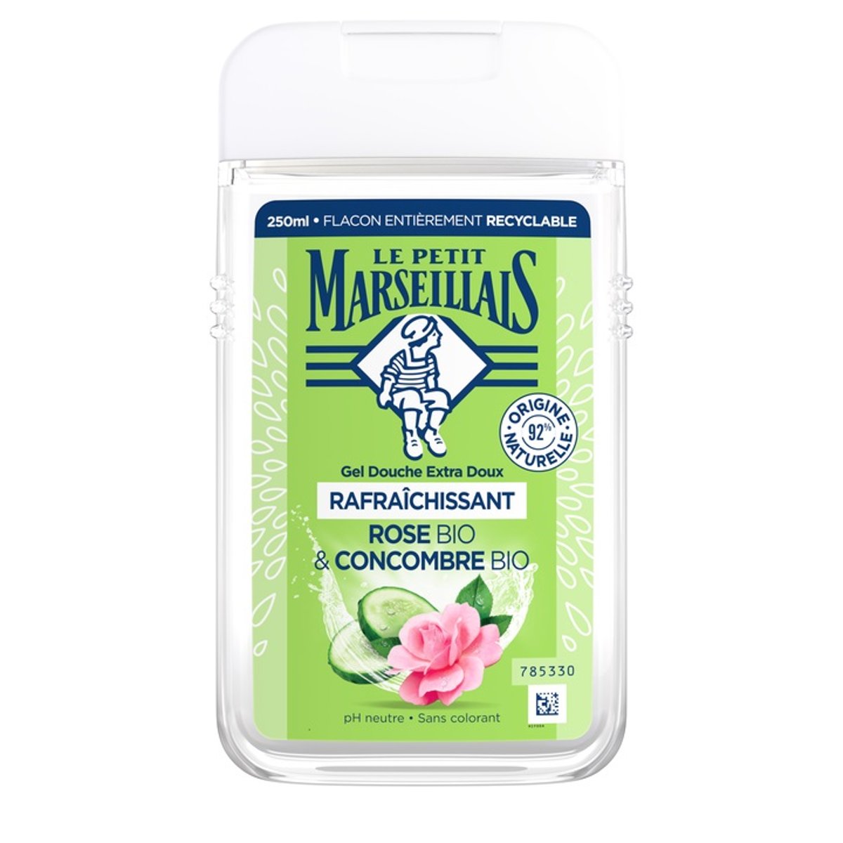Le Petit Marseillais Organikus rózsa & Organikus uborka tusfürdő