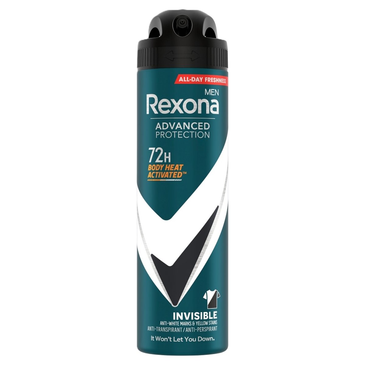 Rexona Men Advanced Protection Invisible Black&White férfi izzadásgátló dezodor, 150 ml