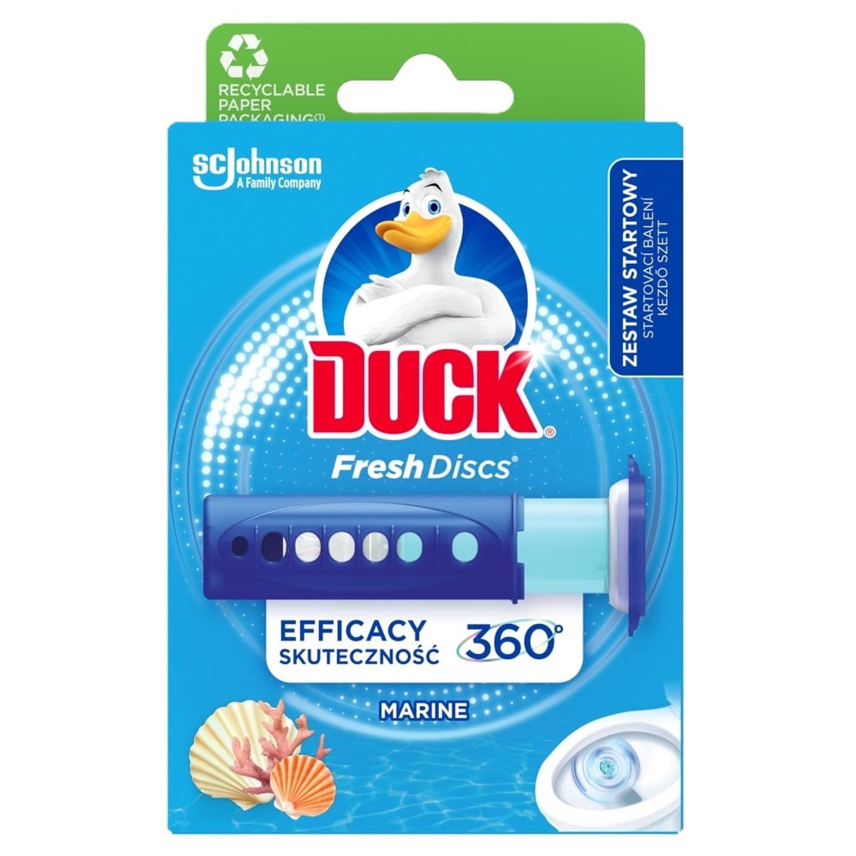 Duck® Fresh Discs® zselés WC-öblítő korong Marine