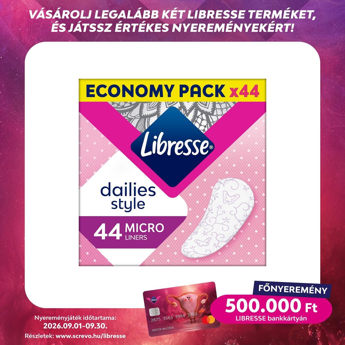 Libresse Dailies Style Micro tisztasági betét