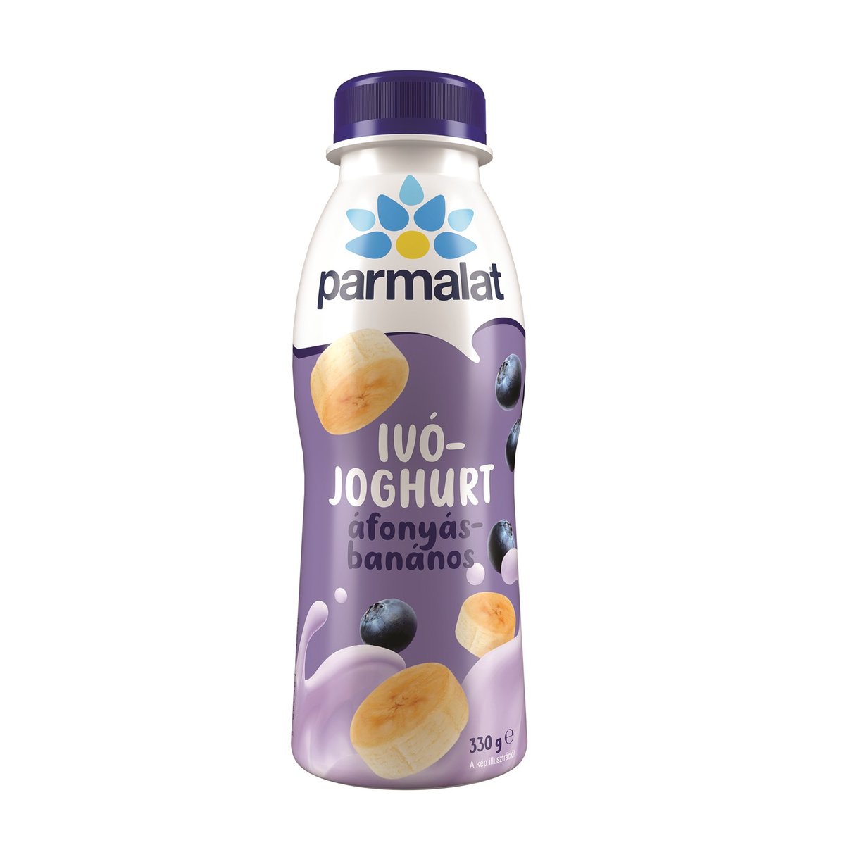Parmalat Áfonyás-banános ivójoghurt