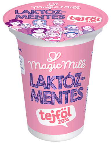 Magic Milk Laktózmentes Tejföl 20 4562